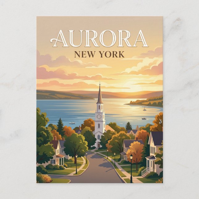 Postal Aurora EE. UU. (Anverso)