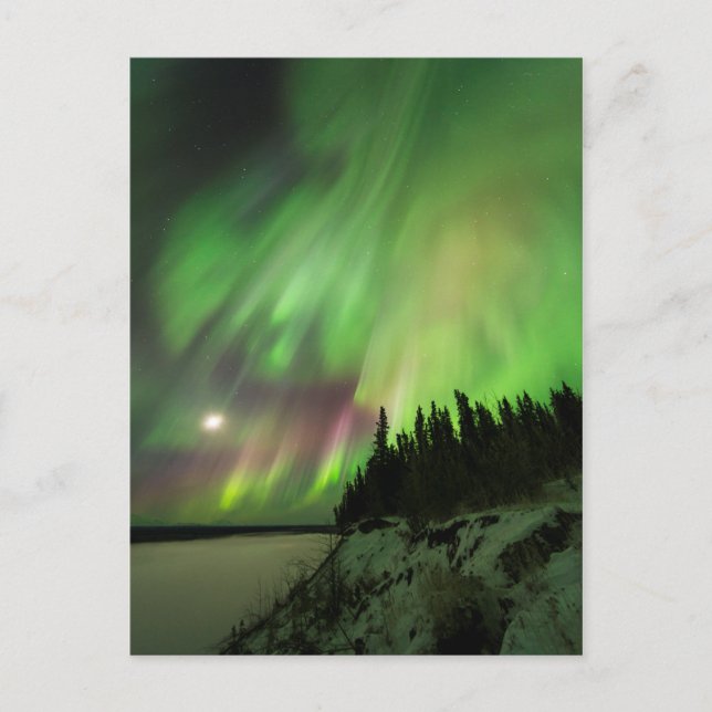Postal Aurora explosiva (Anverso)