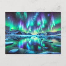 Aurora Nightscape - Postcard