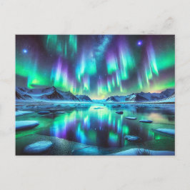 Postal Aurora Nightscape - Postcard