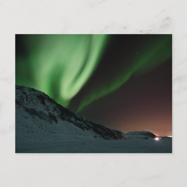 Postal Aurora Northern Lights Noruega (Anverso)