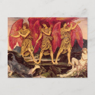 Postal Aurora triunfante por Evelyn de Morgan Postcard