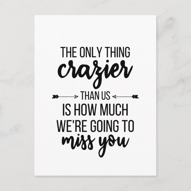 Postal Ausencia del regalo, Jefe saliendo, mejor regalo d (Anverso)