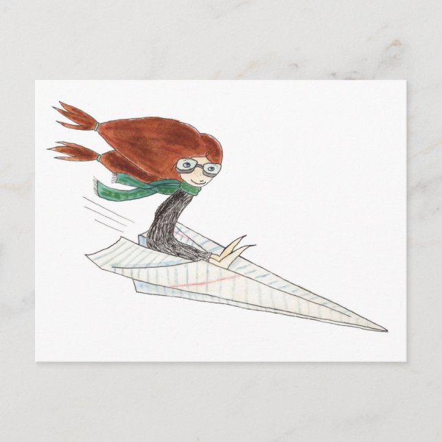 Postal ausente de la mosca (Anverso)