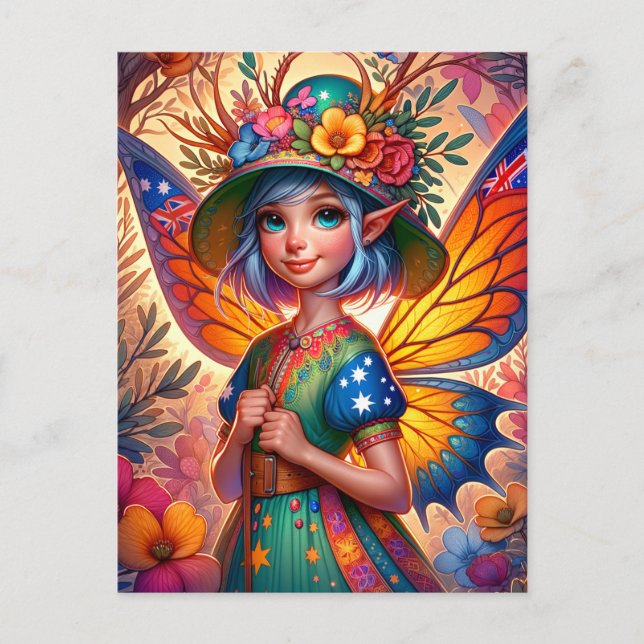 Postal Aussie Fairy (Anverso)