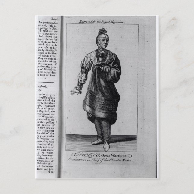 Postal Austenaco, Gran Guerrero (Anverso)