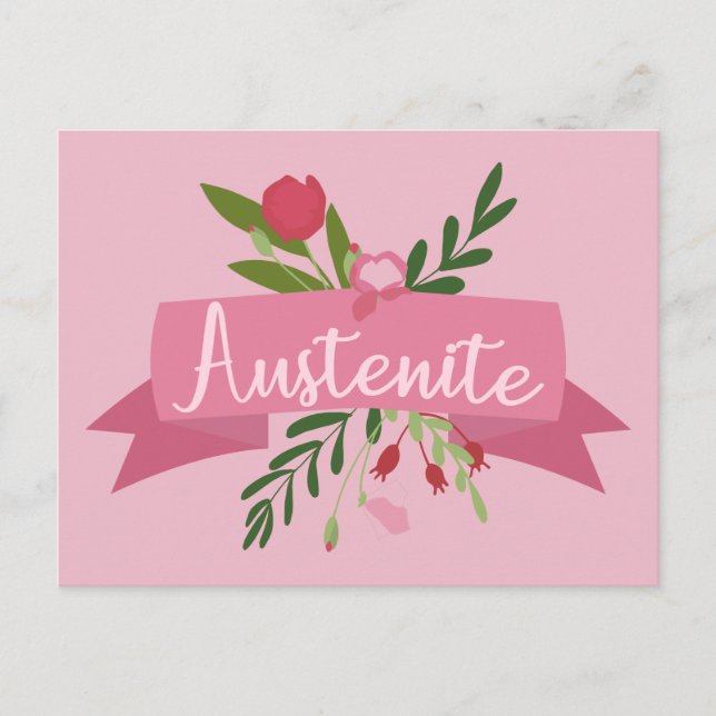 Postal Austenita II (Anverso)