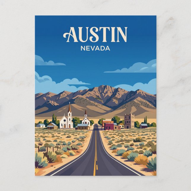 Postal Austin EE. UU. (Anverso)