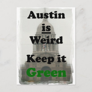 Postal Austin es raro mantenerlo verde