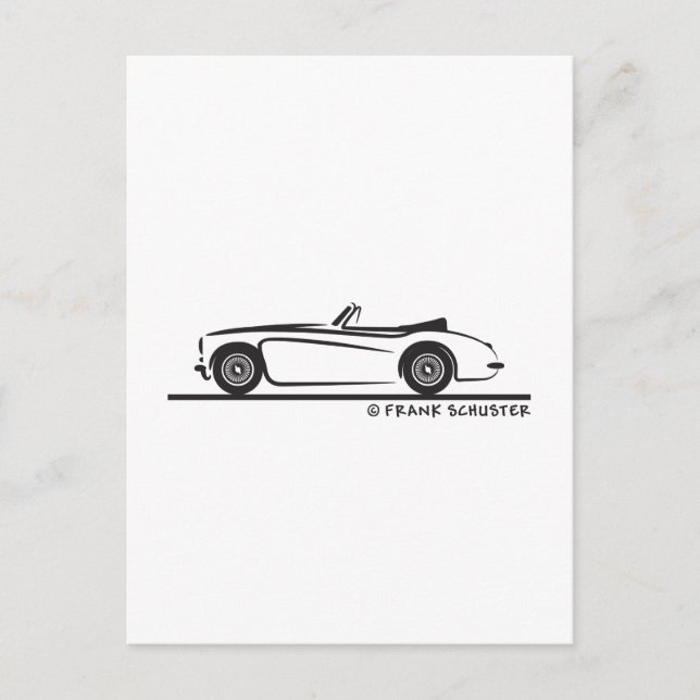 Postal Austin Healey 3000 MK II (Anverso)