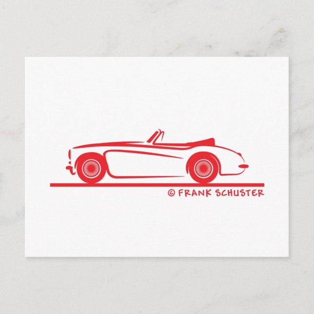 Postal Austin Healey 3000 MK II (Anverso)