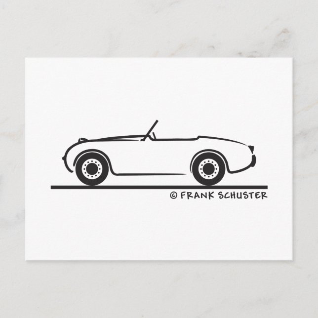 Postal Austin Healey Sprite (Anverso)