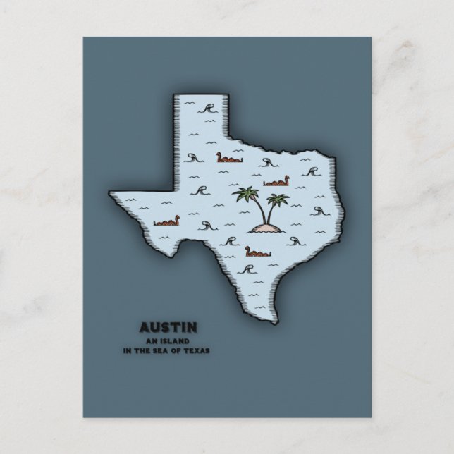 Postal Austin Isle (Anverso)