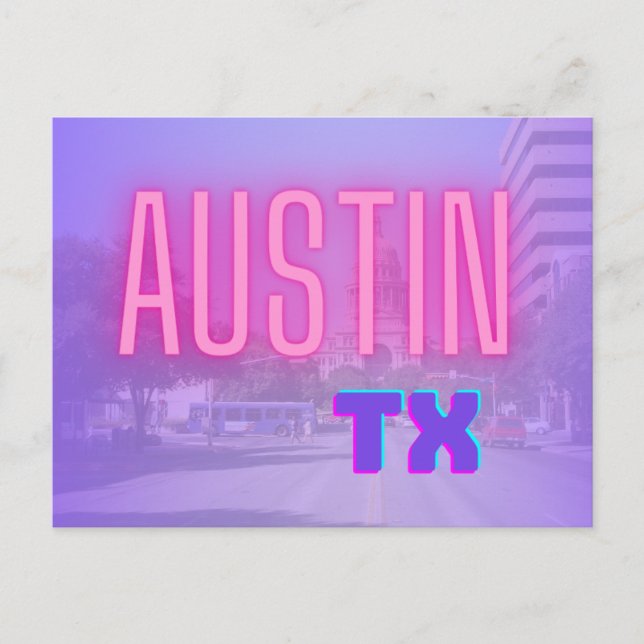 POSTAL AUSTIN TEXAS (Anverso)
