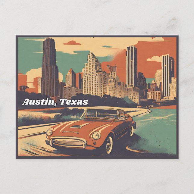 Postal Austin, Texas (Anverso)