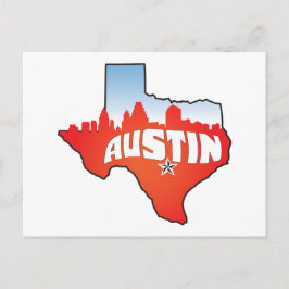 Postal Austin Texas Cityscape