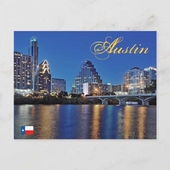 Postal Austin, Texas, EE.UU. (Anverso)