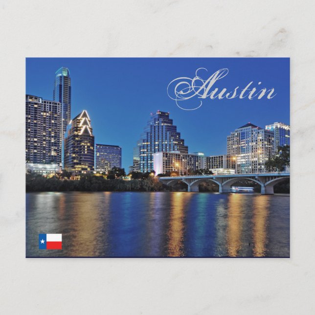 Postal Austin, Texas, EE.UU. (Anverso)