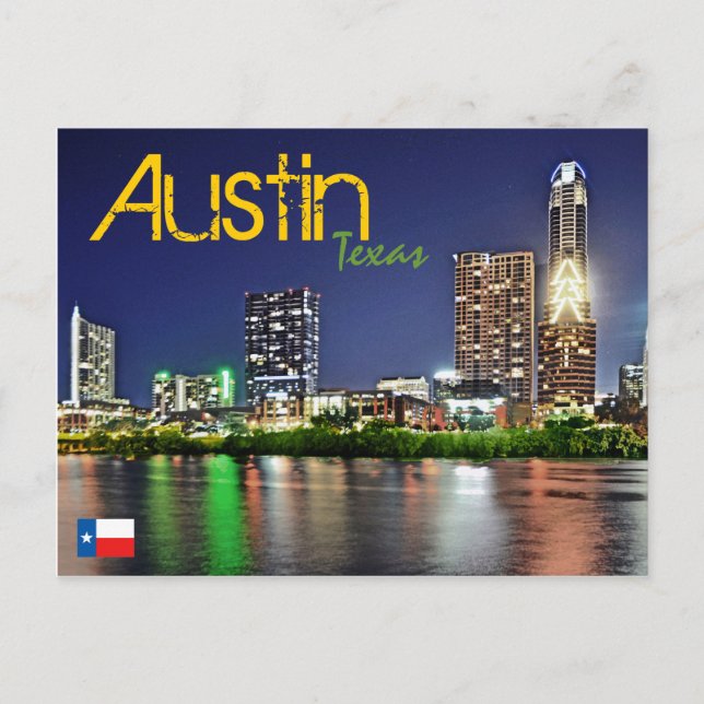 Postal Austin, Texas, EE.UU. (Anverso)