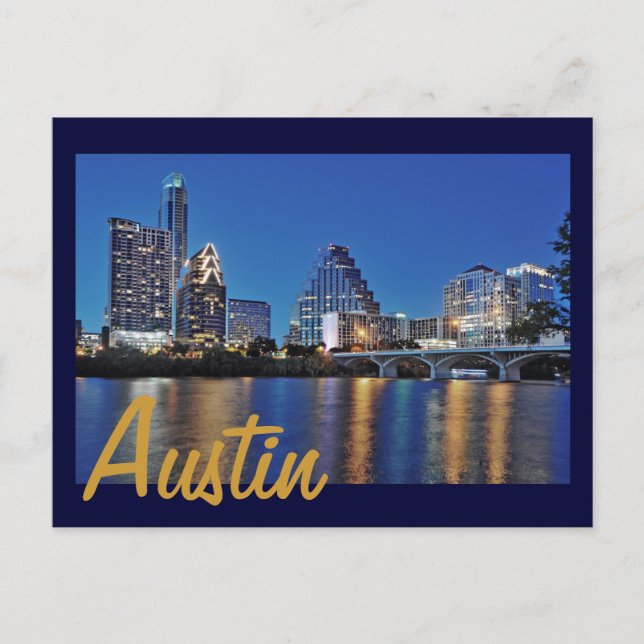 Postal Austin, Texas, EE. UU. (Anverso)