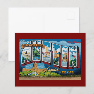 Postal Austin, Texas Greetings