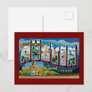 Postal Austin, Texas Greetings