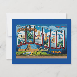 Postal Austin, Texas Greetings
