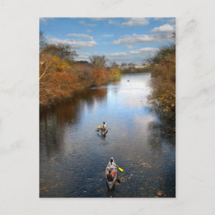 Postal Austin Texas - Paisaje de Canoas de Barton Creek