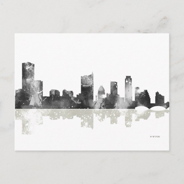 Postal Austin Texas Skyline (Anverso)