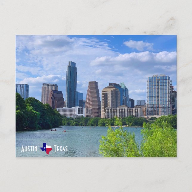 Postal Austin Texas Skyline (Anverso)