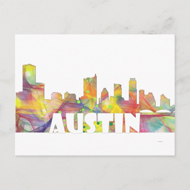 POSTAL AUSTIN TEXAS SKYLINE MCLR2 (Anverso)