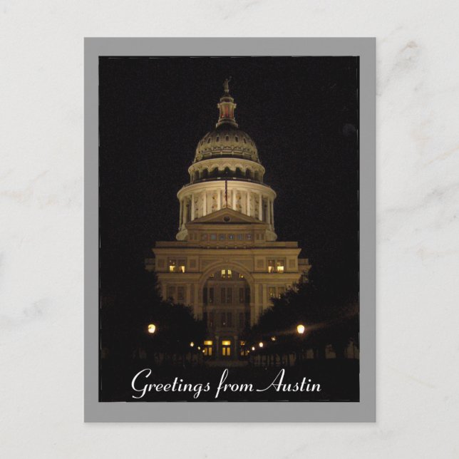 Postal austin texas state capitol (Anverso)