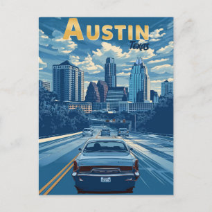 Postal Austin - Viajes Antiguos 