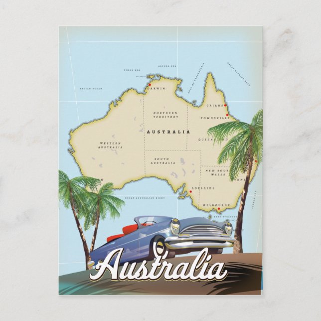 Postal Australia (Anverso)