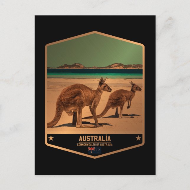 Postal Australia (Anverso)