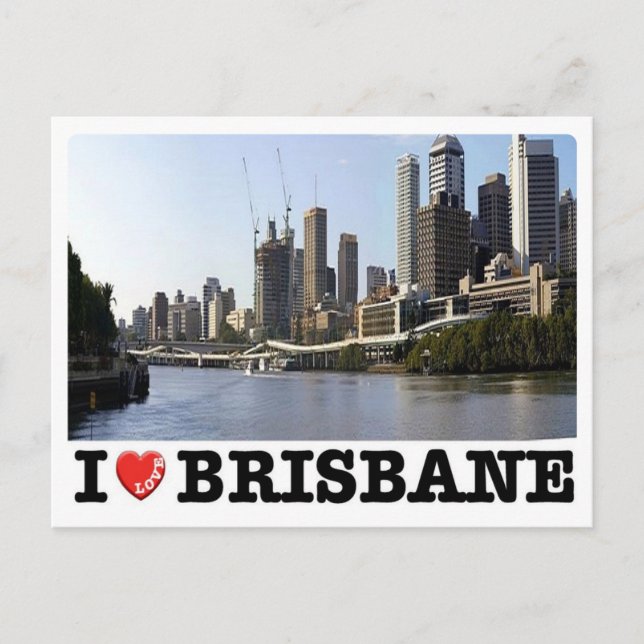 Postal Australia - Brisbane - I Love - (Anverso)