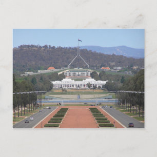 Postal Australia - Canberra - Antigua y nueva Cámara de P