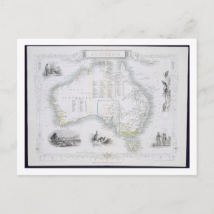 Postal Australia, de una serie de mapas mundiales publica