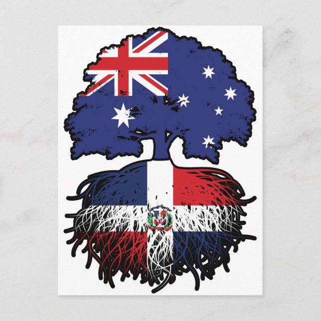 Postal Australia Dominicana (Anverso)