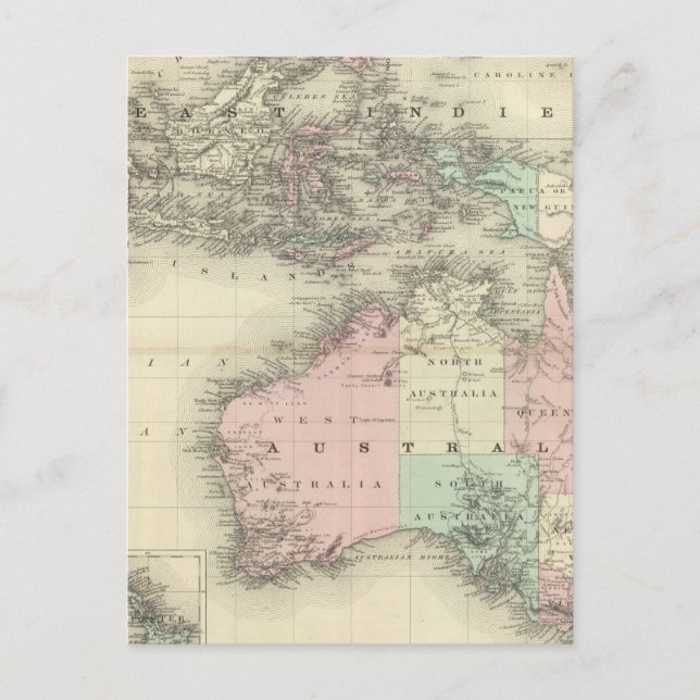 Postal Australia e Indias Orientales (Anverso)