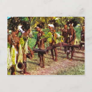 Postal Australia, festival tribal, Nueva Guinea