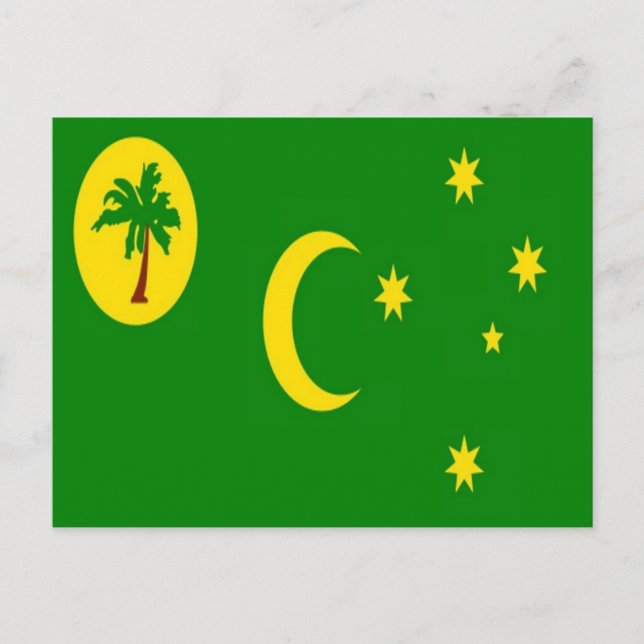 Postal Australia - Islas Cocos (keeling) - Bandera - (Anverso)