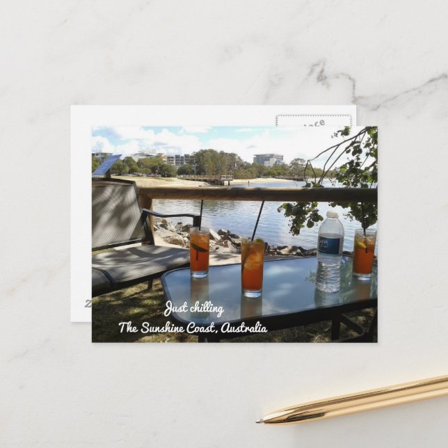 Postal Australia: La costa del sol (Anverso/Reverso In Situ)