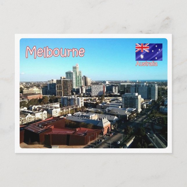 Postal Australia - Melbourne - (Anverso)
