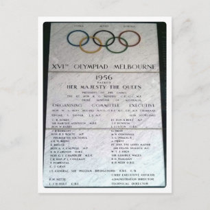 Postal Australia - Melbourne, 1956 XVI Olimpiada -