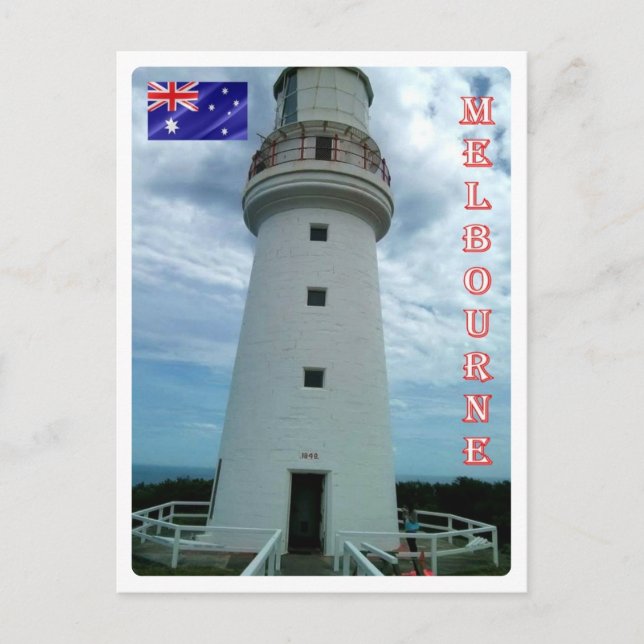 Postal Australia - Melbourne - Cabo Otway - (Anverso)