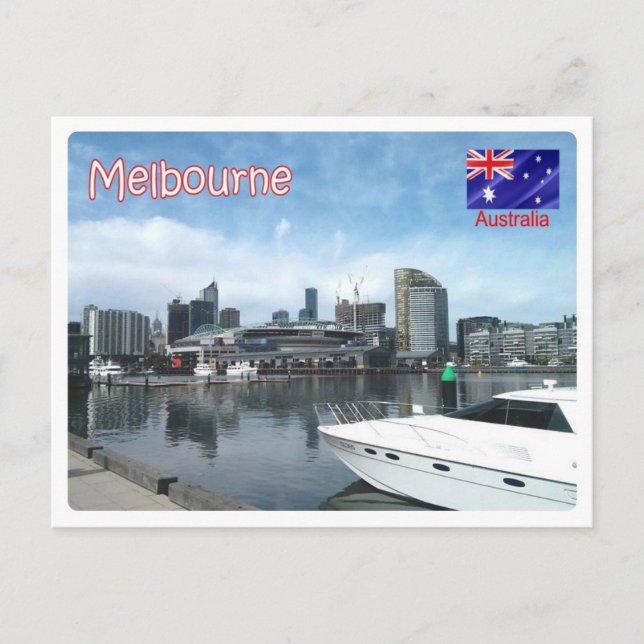 Postal Australia - Melbourne - Harbour - (Anverso)
