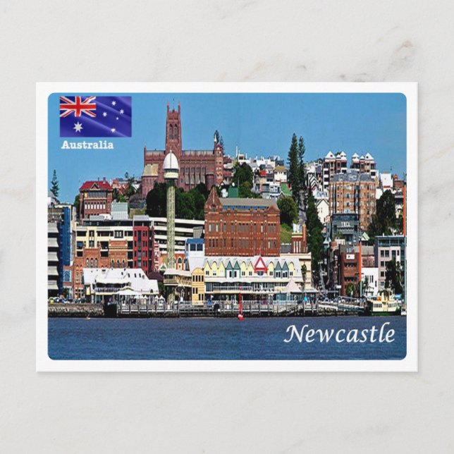 Postal Australia - Newcastle - (Anverso)
