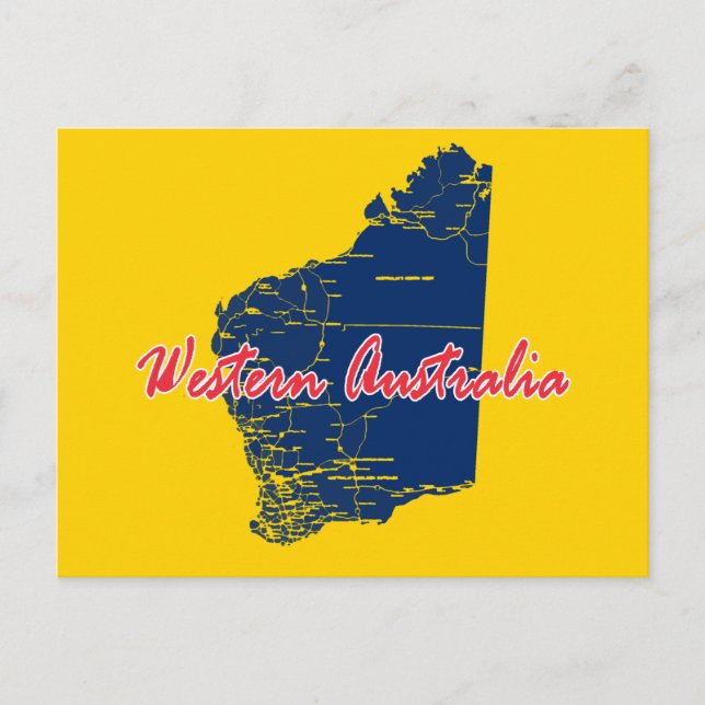 Postal Australia Occidental (Anverso)