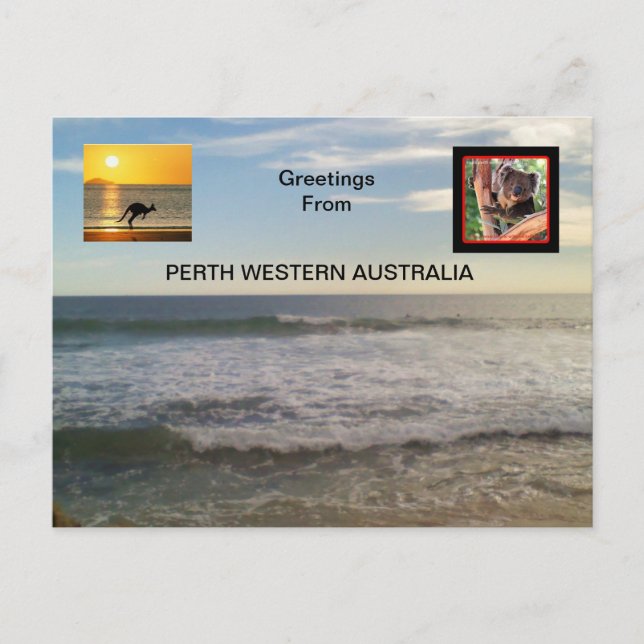 Postal Australia Occidental Perth (Anverso)